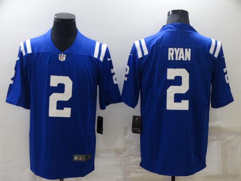 Men Indianapolis Colts 2 Ryan Blue Nike Vapor Untouchable Limited 2022 NFL Jersey